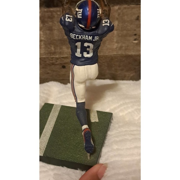 NFL Series 37 Odell Beckham Rookie Action Figure  Giants Blue Jersey Rams - Picture 3 of 4
